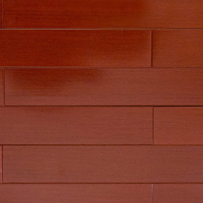 Padauk roodbruine matte massief houten vloeren