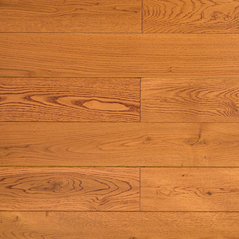 Eiken roodbruine massief houten vloeren